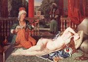 Jean Auguste Dominique Ingres Odalisque with a Slave oil